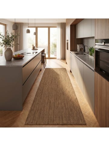 Teppich Boss In- & Outdoor Teppich Mira 1450, Läufer - Braun