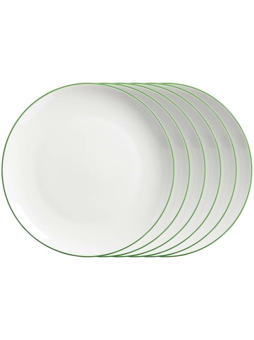 Ritzenhoff & Breker 6er Set Speiseteller Adela ø 26,5 cm in grün