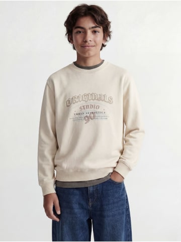 JACK & JONES Junior Sweatshirt in Antique White