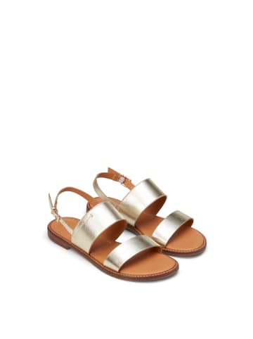 Marc O'Polo Sandale in champagner metallic