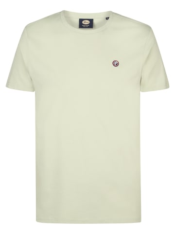 Petrol Industries T-Shirt mit Logo Windward in Grün