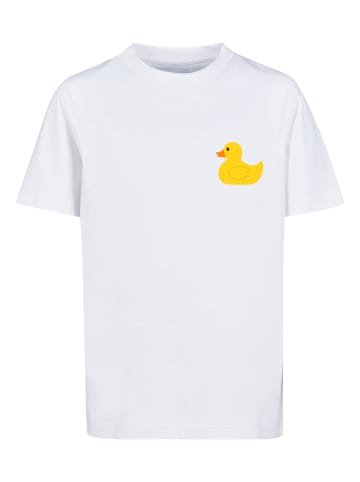 F4NT4STIC T-Shirt Yellow Rubber Duck TEE UNISEX in weiß