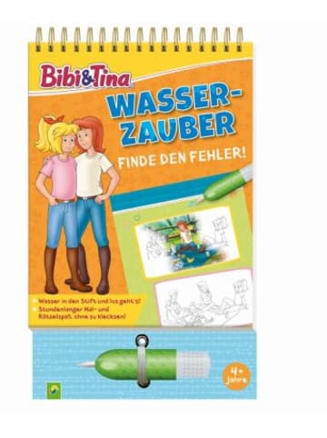 Schwager & Steinlein Buch - Bibi & Tina Wasserzauber | Finde den Fehler. Einfach mit Wasser male