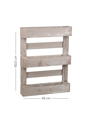 UNUS Paletten Pflanzkasten in Grau