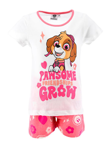 Paw Patrol Schlafanzug kurz Paw Patrol Skye in Weiß