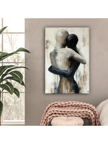 MuchoWow Leinwand Bilder Verbundene Figuren