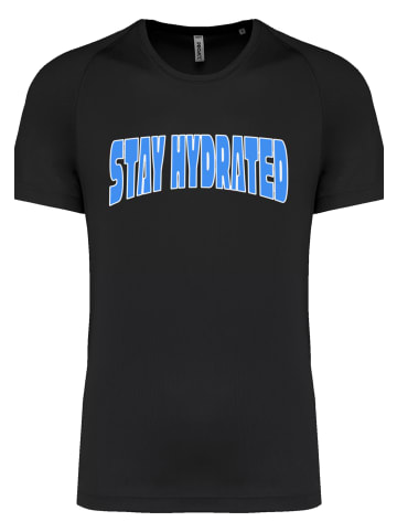 F4NT4STIC T-Shirt Sports Stay Hydrated T-Shirt in schwarz