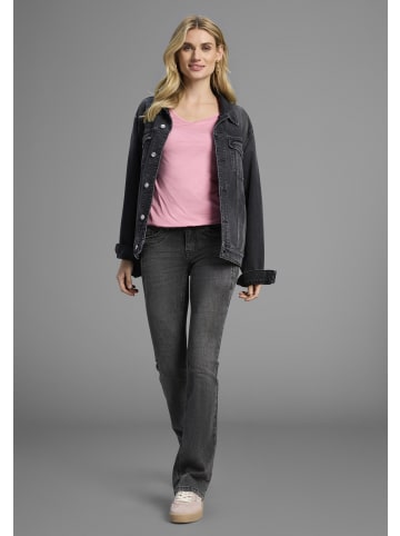 H.I.S. Funktionsshirt in anthrazit-rosa