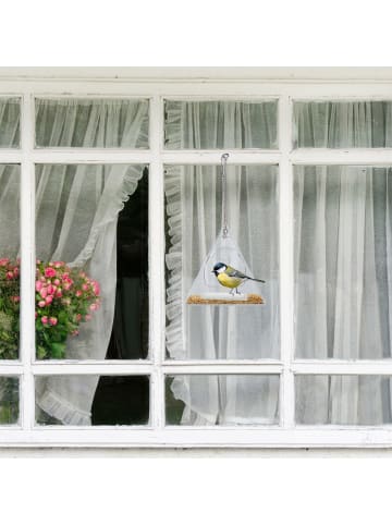 relaxdays 2x Vogelfutterhaus in Transparent