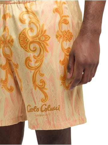 Carlo Colucci Shorts Di Filippo in Gelb / Orange