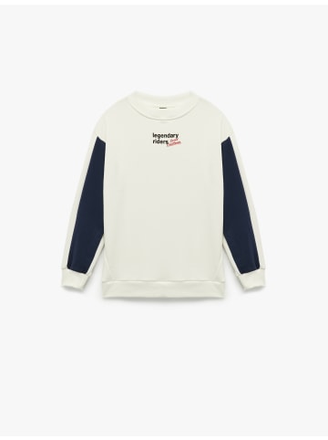 KOTON SWEATSHIRTS in Ekru