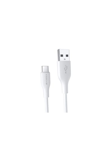 COFI 1453 2.4A 3 Meter Datenkabel 2.4A USB zu Typ-C (USB-C) Schnell in Weiß