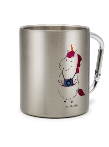 Mr. & Mrs. Panda Teebecher Einhorn Fotograf ohne Spruch in Silber