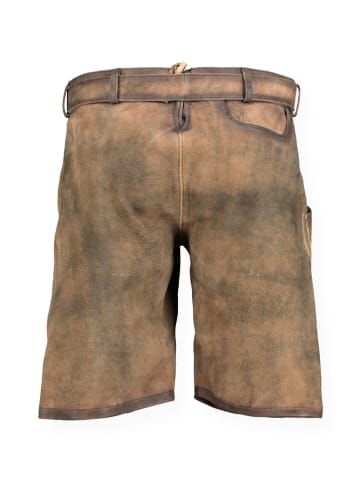 KRÜGER Lederhose in Braun