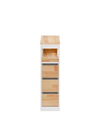 SoBuy Badezimmerschrank in Reinweiß - (W) 9 x (H) 82 x (L) 25 cm