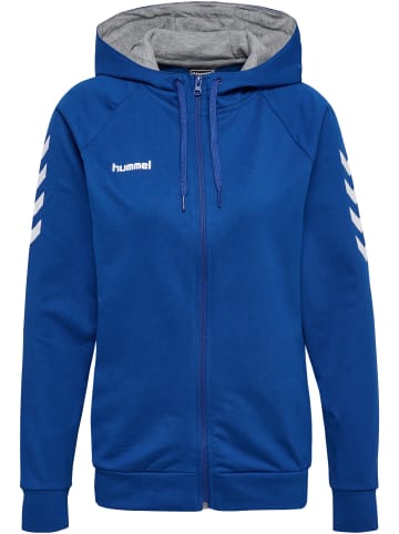 Hummel Reißverschluss Kapuzenpullover Hmlgo Damen in TRUE BLUE