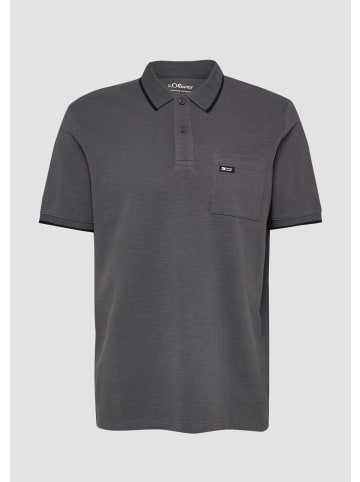 s.Oliver Polo-Shirt  in  9573_schiefergrau