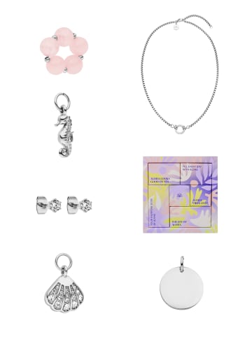 PURELEI Geschenkbox Six Days of Joy in Silber