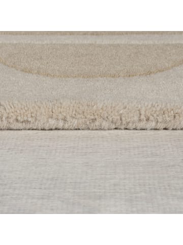 KADIMA DESIGN Eleganter handgetufteter Wollteppich in Naturtönen