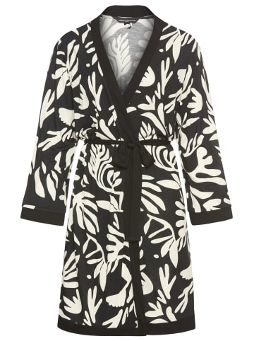 French Connection Kimono in schwarz bedruckt