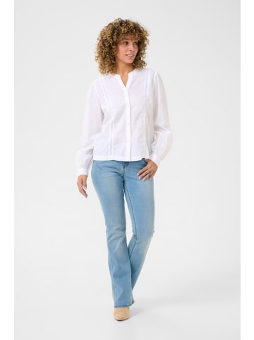 Cream Langarm-Bluse CRJassi Regular fit in Snow White