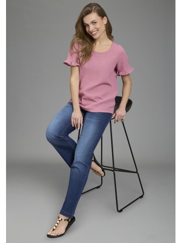 Laura Scott Rüschenbluse in beere