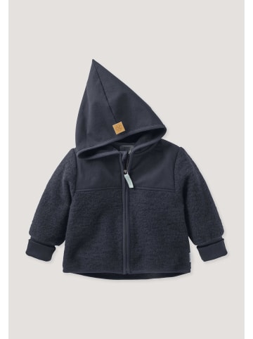 Hessnatur Wollfleece Jacke in marine