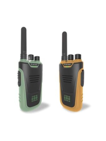 Carletto Spielzeug - KIDYWOLF Walkie-Talkies mit Taschenlampe grün/orange