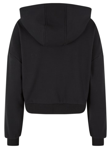 Urban Classics Urban Classics Damen Ladies Cozy Short Zip Hoody in black
