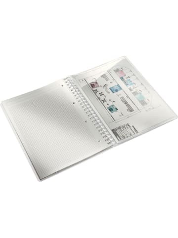 Leitz Notizbuch Wow A4 80 Blatt 80g/qm kariert blau