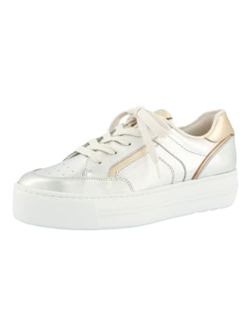 Paul Green Sneaker in Metallic Silver