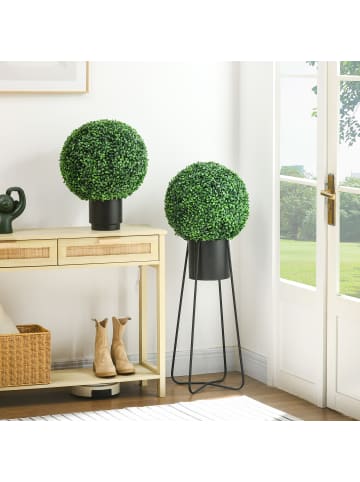 HOMCOM künstliche Pflanze-Ø40 x 40H cm-Grün