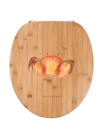 Mr. & Mrs. Panda Klobrille Sternzeichen Krebs ohne Spruch in Braun