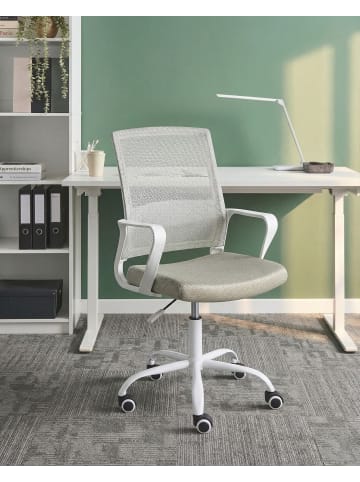 Beliani Bürostuhl EASE in Grün/Weiß - (W) 54 x (H) 94 x (L) 54 cm