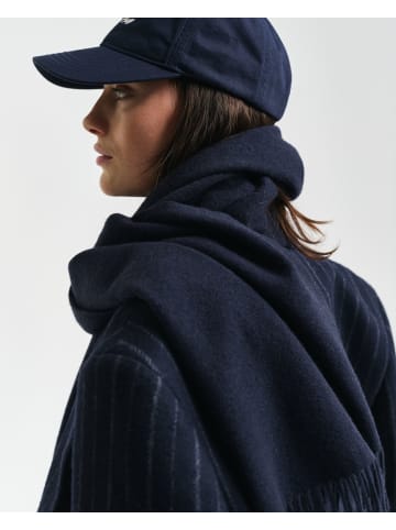 Gant Gewebter Wollschal in Evening Blue