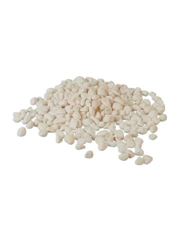 relaxdays Marmorkies in Weiß - 15 kg