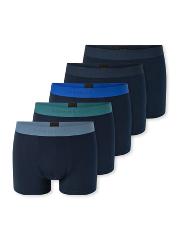 Schiesser Trunk 955 Multi in dunkelblau, blau, grün