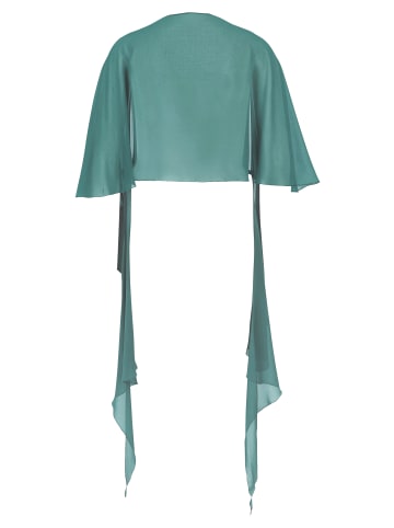 Vera Mont Chiffonstola mit Volant in Dark Emerald