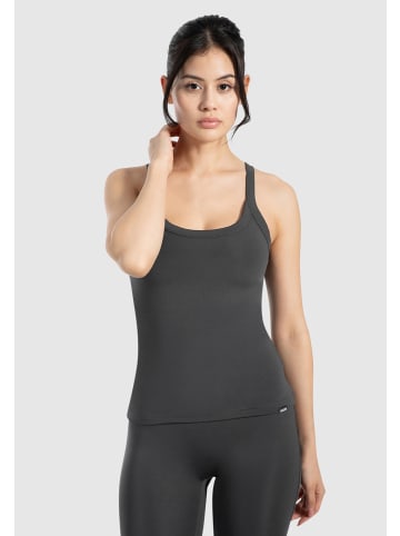 SMILODOX Tank Top Missie in Anthrazit