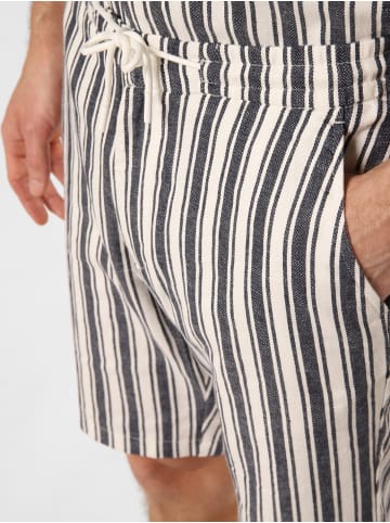 Finshley & Harding London Baukasten-Shorts Cox in marine weiß