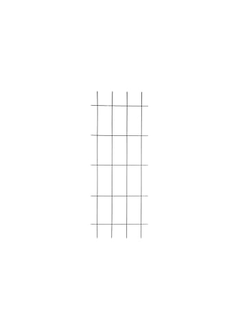 2 x Rankgitter in Schwarz - (B)45 x (H)115 cm