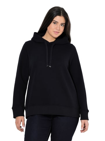Ulla Popken Sweatshirt in schwarz