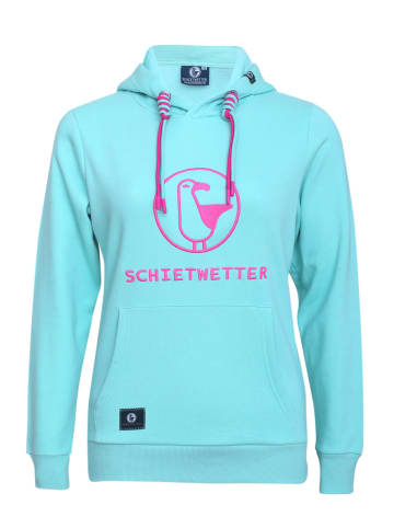 SCHIETWETTER Hoodie Frieda SW Stick in mint-pink