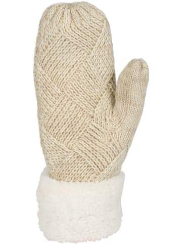 styleBREAKER Strick Fäustlinge Handschuhe in Beige