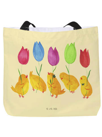 Mr. & Mrs. Panda Tasche Küken Parade ohne Spruch in Gelb Pastell