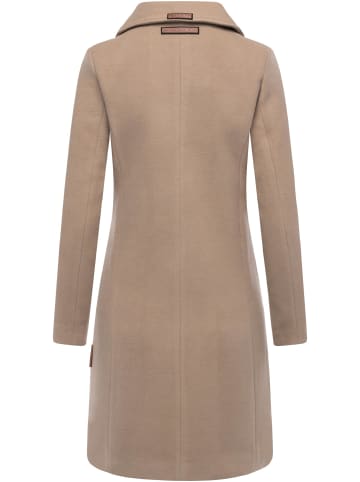 Marikoo Wollmantel Nanakoo in Taupe Grey