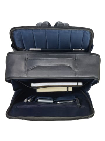 Leonhard Heyden Den Haag Rucksack 42 cm Laptopfach grau