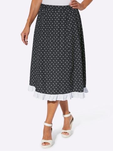 Sieh an! Schlupfrock in schwarz-ecru-bedruckt