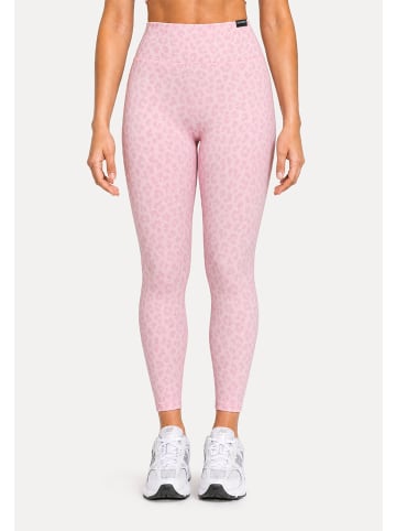 SMILODOX LEO Leggings Velvara in Rosa Leo