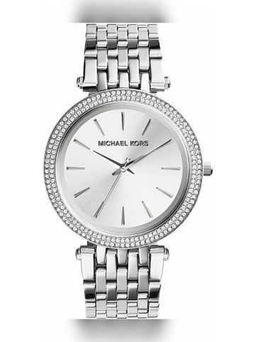 Michael Kors Damen Armbanduhr MK3190 Edelstahl Silberfarben